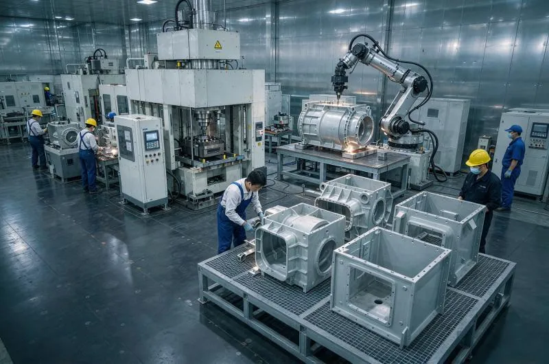 High-voltage switchgear housings and industrial motor shell aluminum castings