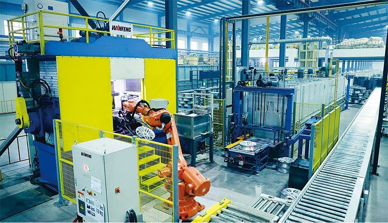 Flow Forming Casting Line For Automobile